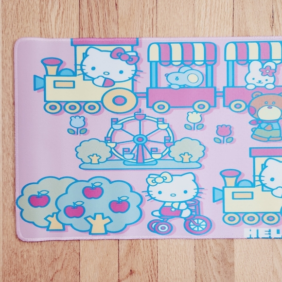Hello Kitty Train Mouse Pad - Picture 2 of 8